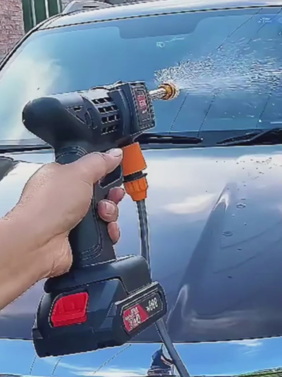 High Pressure Car Washer Gun | Portable Spray for Car, Bike, Solar Panel & Floor Cleaning